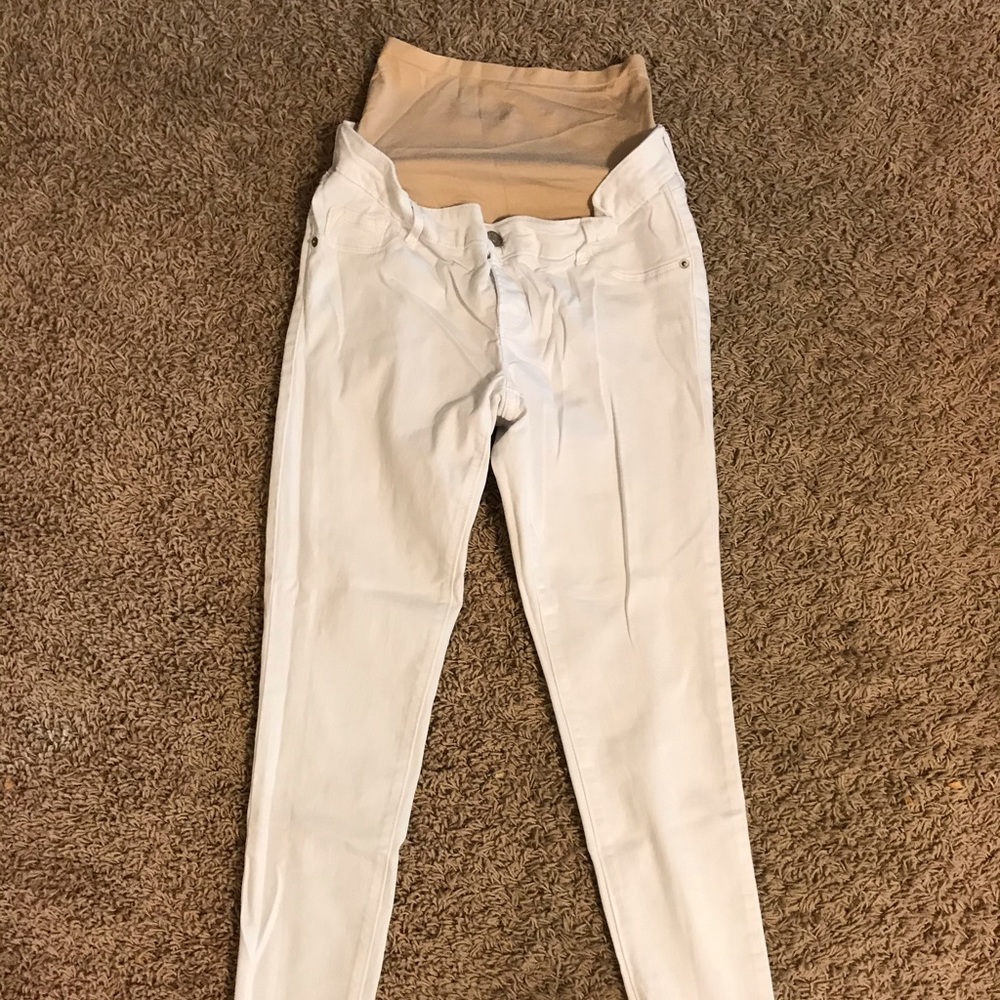 Maternity Super Skinny Rockstar Full Panel Jeans